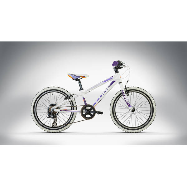 Bicicleta Cube Kid 200 fete violet-portocaliu 2014