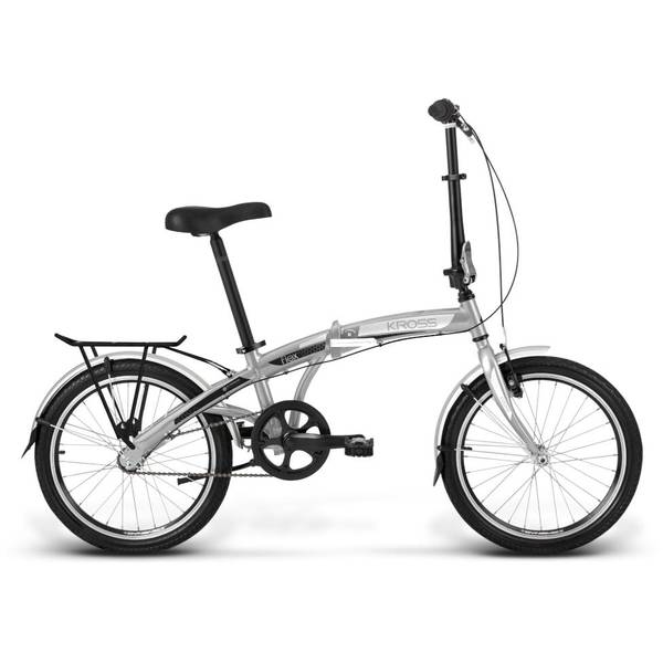 Bicicleta Kross Flex 1.0 negru argintiu alb