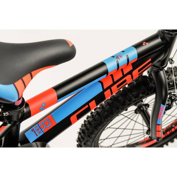Bicicleta Cube Kid 160 black/flashred/blue 2016