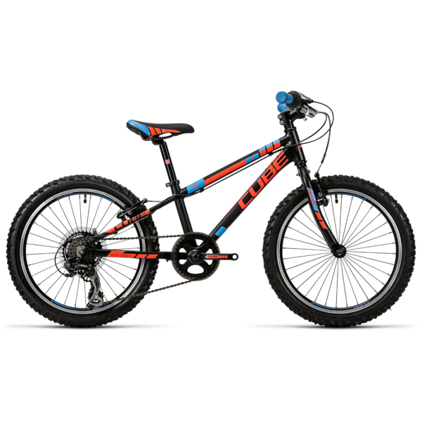 Bicicleta Cube Kid 200 black/flashred/blue 2016