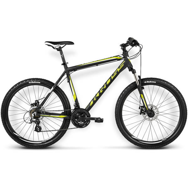 Bicicleta Kross Hexagon X2 Disc black-lime matte 2016