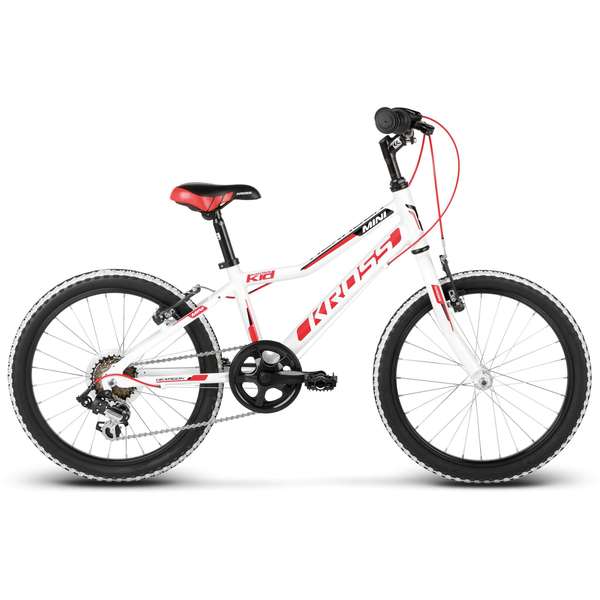 Bicicleta Kross Hexagon Mini 20 white red black glossy 2017