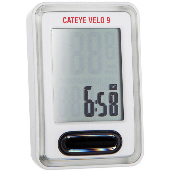 Ciclocomputer CatEye CC-Vl820 Velo 9 Alb