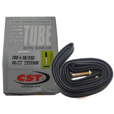 Camera bicicleta CST cu valva presta lunga 622x19C/23C