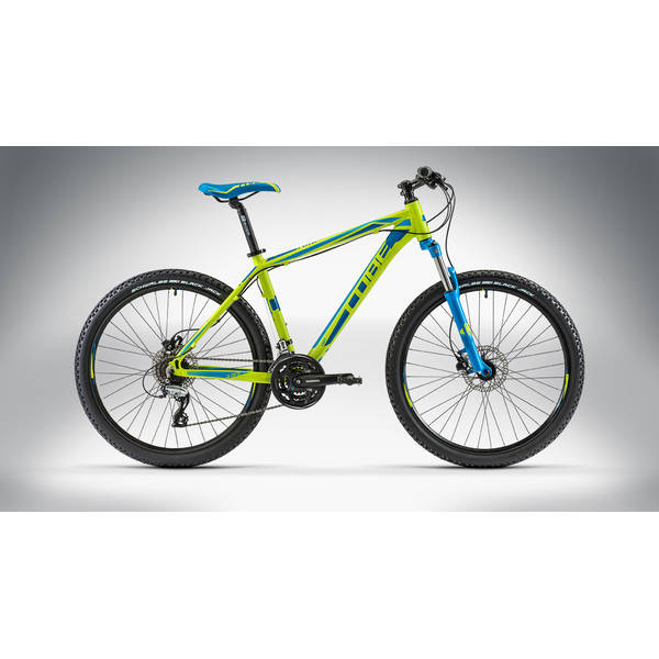 Bicicleta Cube Aim Disc 26 verde albastru 2014