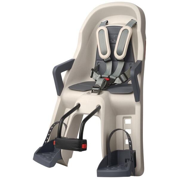 Polisport Scaun copil Guppy Mini montare fata, crem/gri