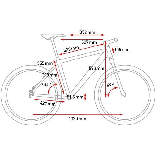 Bicicleta Cube Aim Disc 27.5 negru gri rosu 2015