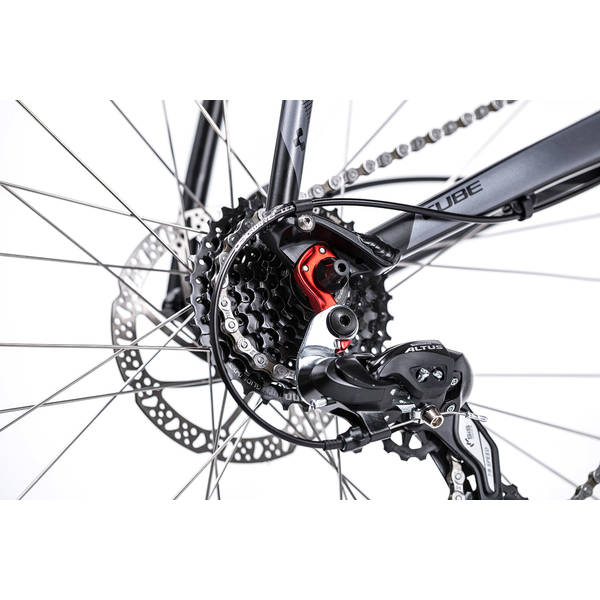 Bicicleta Cube Aim Disc 29 negru gri rosu 2015