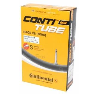 Camera bicicleta Continental Race 28 S42 700x20c > 25c, valva presta 42mm