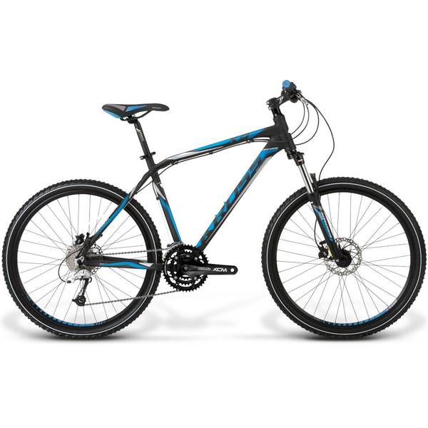 Bicicleta Kross Hexagon X9 M black-blue-white matte