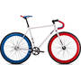 Bicicleta Drag Stereo Fixie 550 White Blue Red
