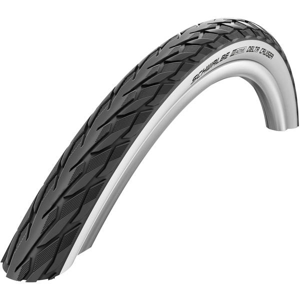 Cauciuc Schwalbe Delta Cruiser 24x1-3/8 Negru/Alb Sarma (37-540)