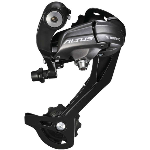Schimbator pinioane Shimano Altus RD-M370-L-SGS, 9 viteze, prindere directa pe ureche