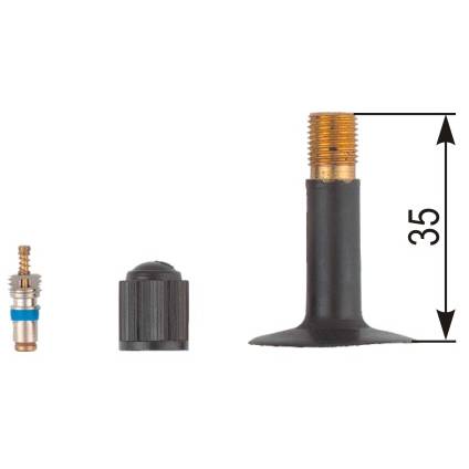 Camera bicicleta Mitas Camera 20x1.00 > 1.50 (25/37-406) cu valva auto 35mm
