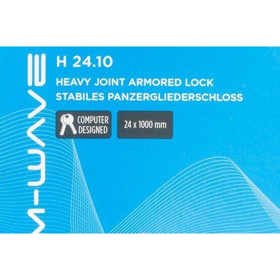 Antifurt M-Wave H24.10 cu cheie 24x1000mm