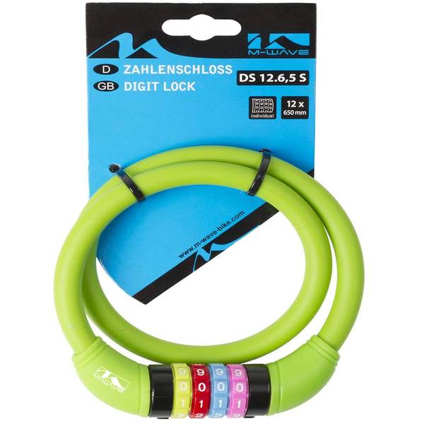 Antifurt M-Wave DS 12.6.5 S cu cifru verde