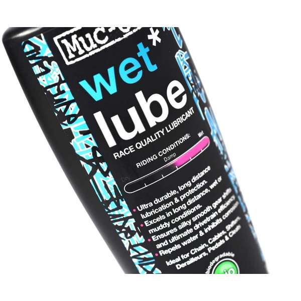 Muc-Off Lubrifiant Wet Lube 120ml, pentru conditii umede