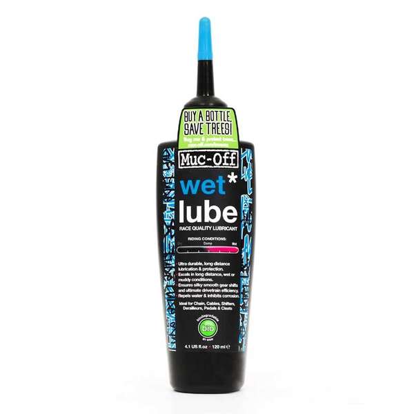 Muc-Off Lubrifiant Wet Lube 120ml, pentru conditii umede