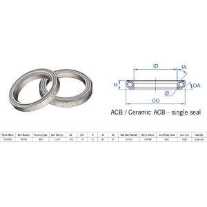 Th-873/Dj Acb 36X45 1"1/8 Singles