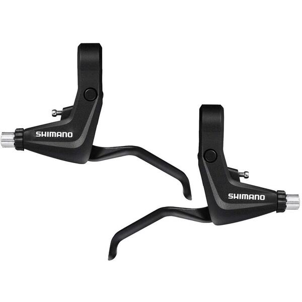 Shimano Set complet manete frana Alivio BL-T4000, negre, cu cabluri, camasa neagra si capete