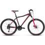 Bicicleta Kross Lea F4 black red pink 2017