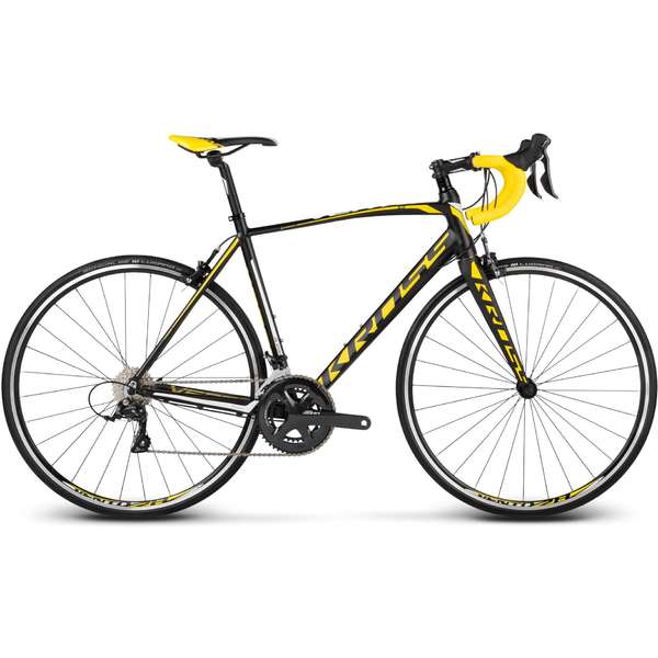 Bicicleta Kross Vento 3.0 black yellow white 2017 M
