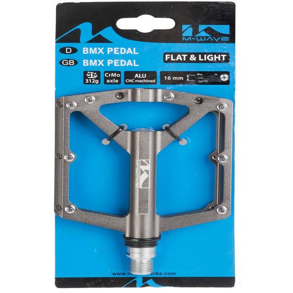 M-Wave Pedale aluminiu Freedom AT cu rulmenti si pini interschimbabili
