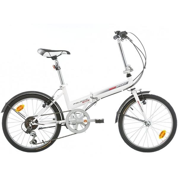 Bicicleta Sprint Bikesport pliabila 20 alba