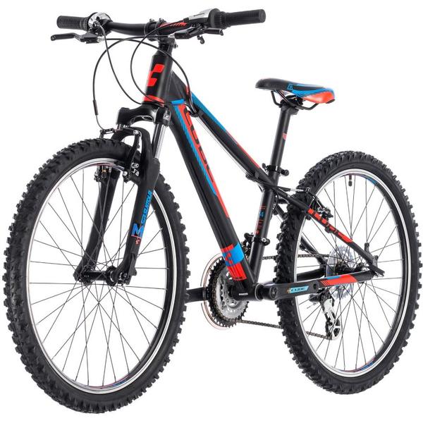 Bicicleta Cube KID 240 Black Flashred Blue 2018