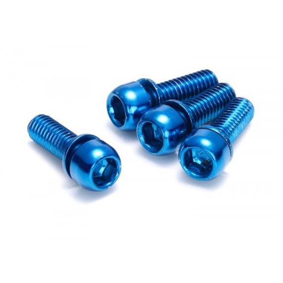 Reverse Set 4 suruburi otel  pentru etrier albastre