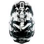 Casca ONEAL Backflip Fidlock DH RL 2, Shocker, Alb Negru, marime XL (61/62cm)