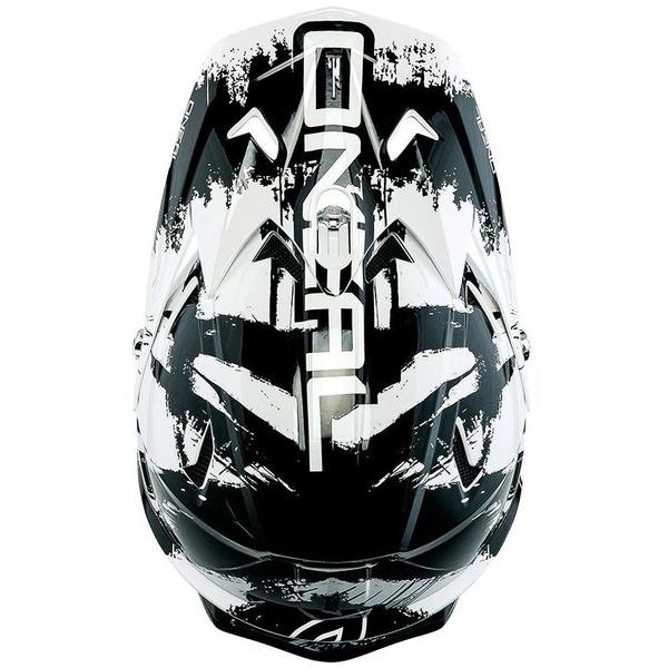 Casca ONEAL Backflip Fidlock DH RL 2, Shocker, Alb Negru, marime XL (61/62cm)