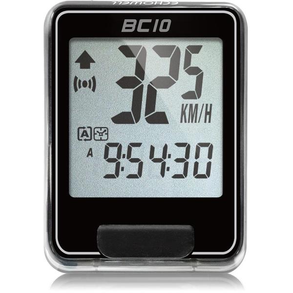 Ciclocomputer Echowell BC-10 cu fir, negru
