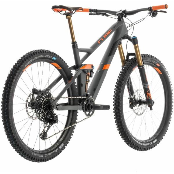 Bicicleta Cube STEREO 140 HPC TM Grey Orange 27.5 2019