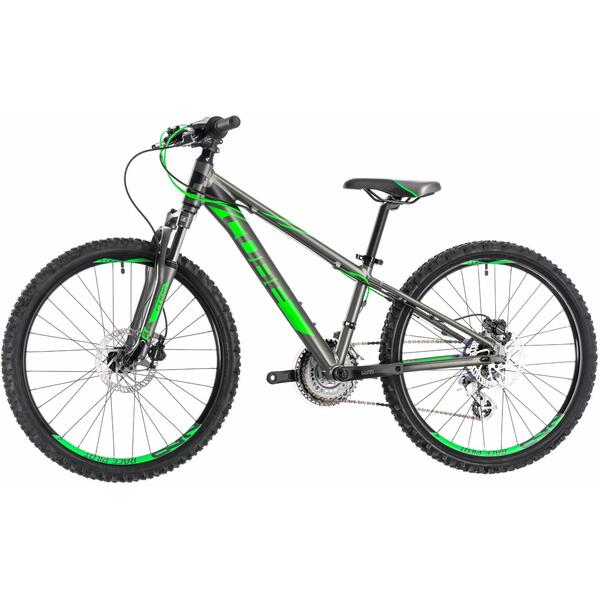 Bicicleta Cube KID 240 DISC Grey Flashgreen 2019