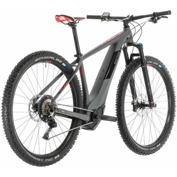 Bicicleta Cube REACTION HYBRID SLT 500 KIOX Grey Red 29 2019
