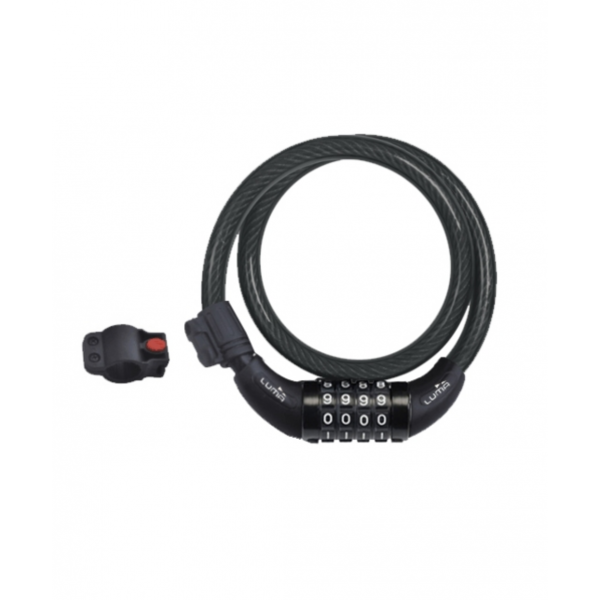Antifurt LUMA Enduro Cable Match 12x80 negru