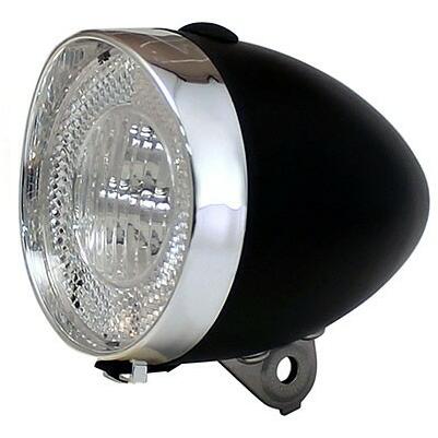 UNION Far clasic cu iluminare led, pe baterie, Negru