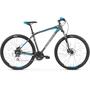 Bicicleta Kross Hexagon 5.0 27.5 Graphite Silver Blue Matte