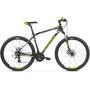 Bicicleta Kross Hexagon 3.0 27 M Black Lime Silver Matte 2019