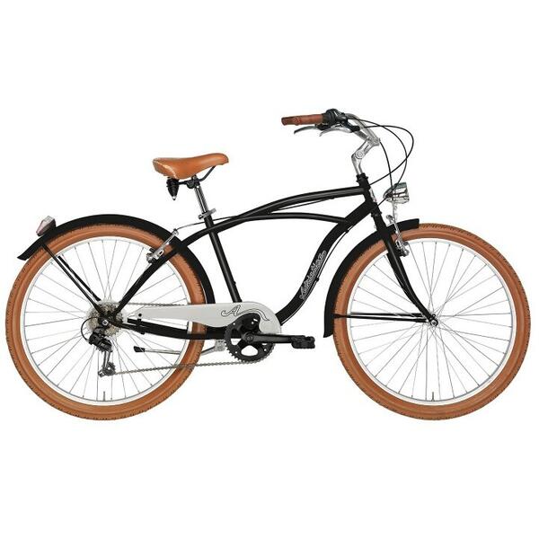 Bicicleta Adriatica Cruiser Man 26 6V neagra 45 cm
