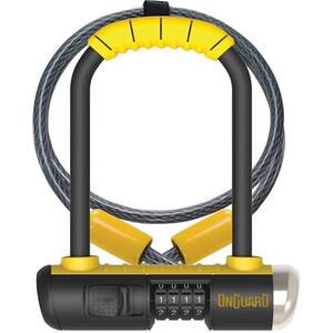 U-Lock cifru Bulldog Mini DT 90x140mm, Ø 13mm, cu cablu 120x10mm si suport