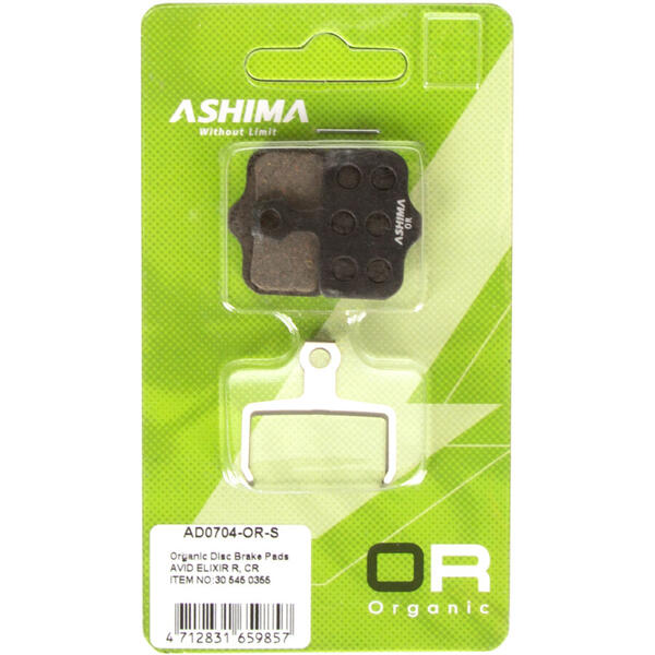 Ashima placute frana AD0704-OR-S pentru Avid Elixir, organice