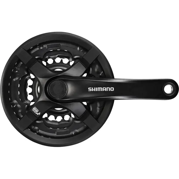 Angrenaj Shimano Tourney FC-TY501, 42x34x24T, brat 175mm, ChainGuard