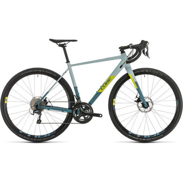 Bicicleta BICICLETA CUBE NUROAD WS Greyblue Lime 2020