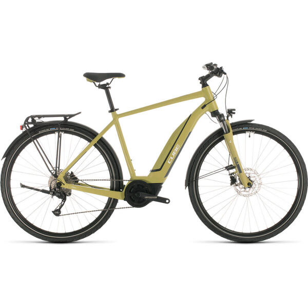 Bicicleta BICICLETA CUBE TOURING HYBRID ONE 400 Green White 2020