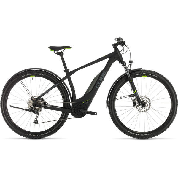 Bicicleta BICICLETA CUBE ACID HYBRID ONE 500 ALLROAD 29 Black Green 2020