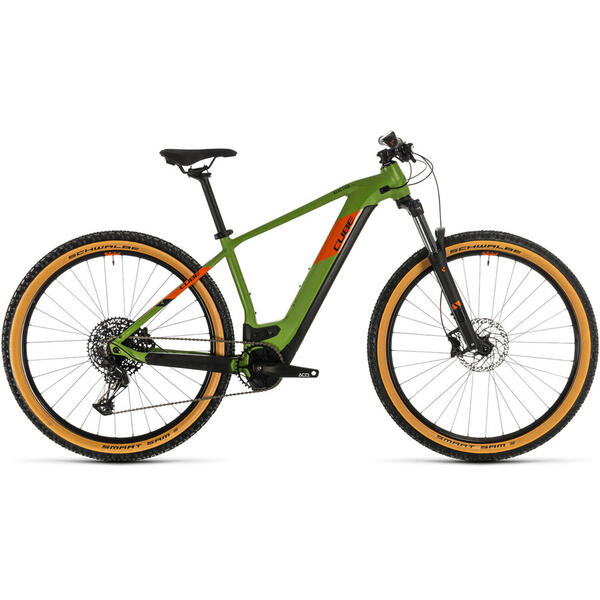 Bicicleta BICICLETA CUBE REACTION HYBRID EX 500 29 Green Orange 2020