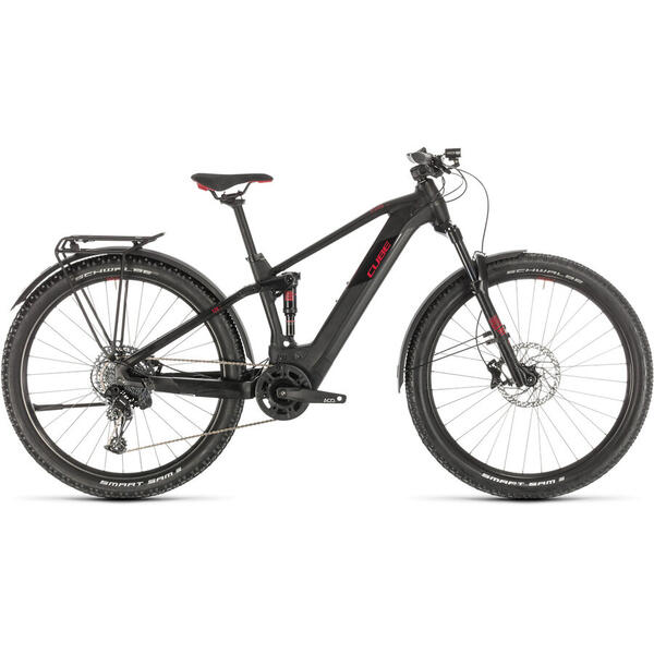 Bicicleta BICICLETA CUBE STEREO HYBRID 120 PRO 500 ALLROAD 29 Black Red 2020