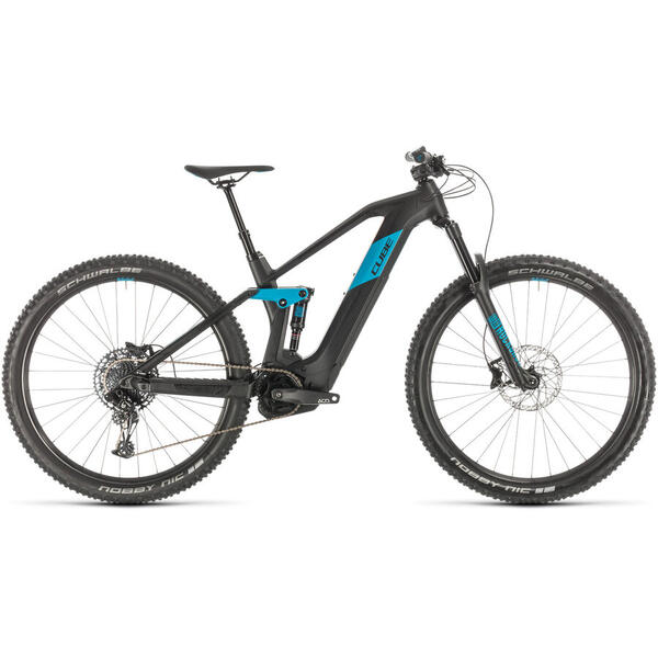 Bicicleta BICICLETA CUBE STEREO HYBRID 140 HPC RACE 625 29 Black Blue 2020